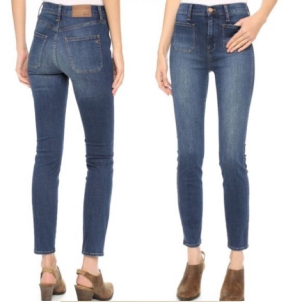 Madewell High Waisted Sailor Jeans